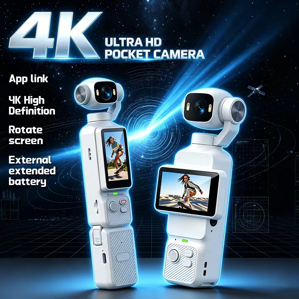 Garden Camera - LK-033 4K 포켓 핸드헬드 짐벌 액션