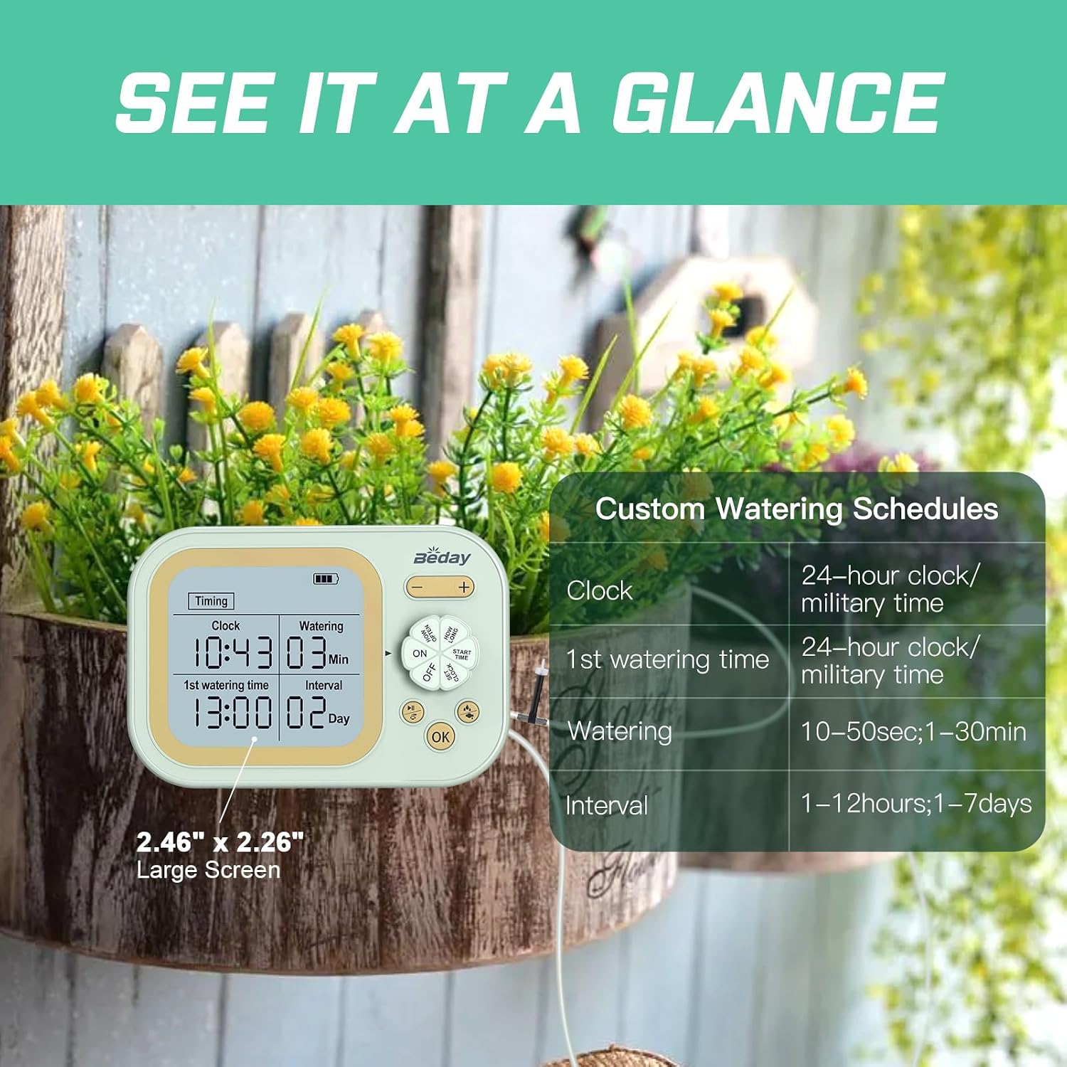 15개 화분용 자동 급수 시스템, 습도 센서가 있는 프 - Plant Sensor 리뷰 및 가격