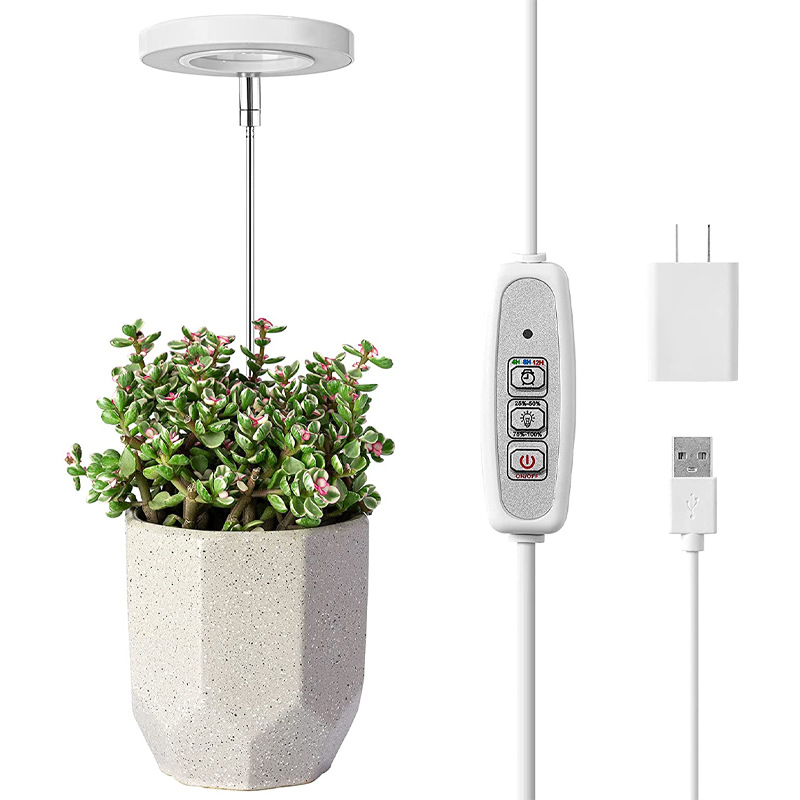 타이밍 조절 가능한 엔젤 링 LED 보조 조명, 접이식 - Plant Grow Light Full Spectrum 리뷰 및 가격