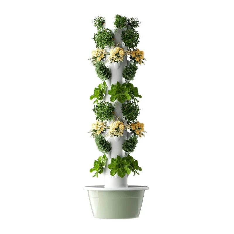 발코니와 옥상용 수직 수경 재배 타워, 가정에서 채소  - Hydroponic Tower 리뷰 및 가격