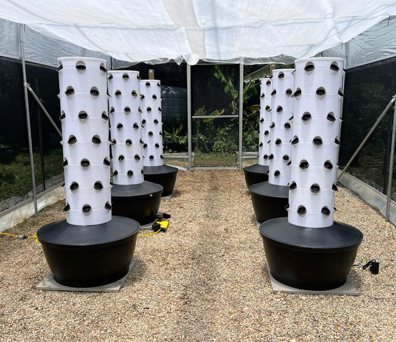 고품질 간편 설치 소형 수직 수경 재배 타워 시스템 온 - Hydroponic Tower 리뷰 및 가격