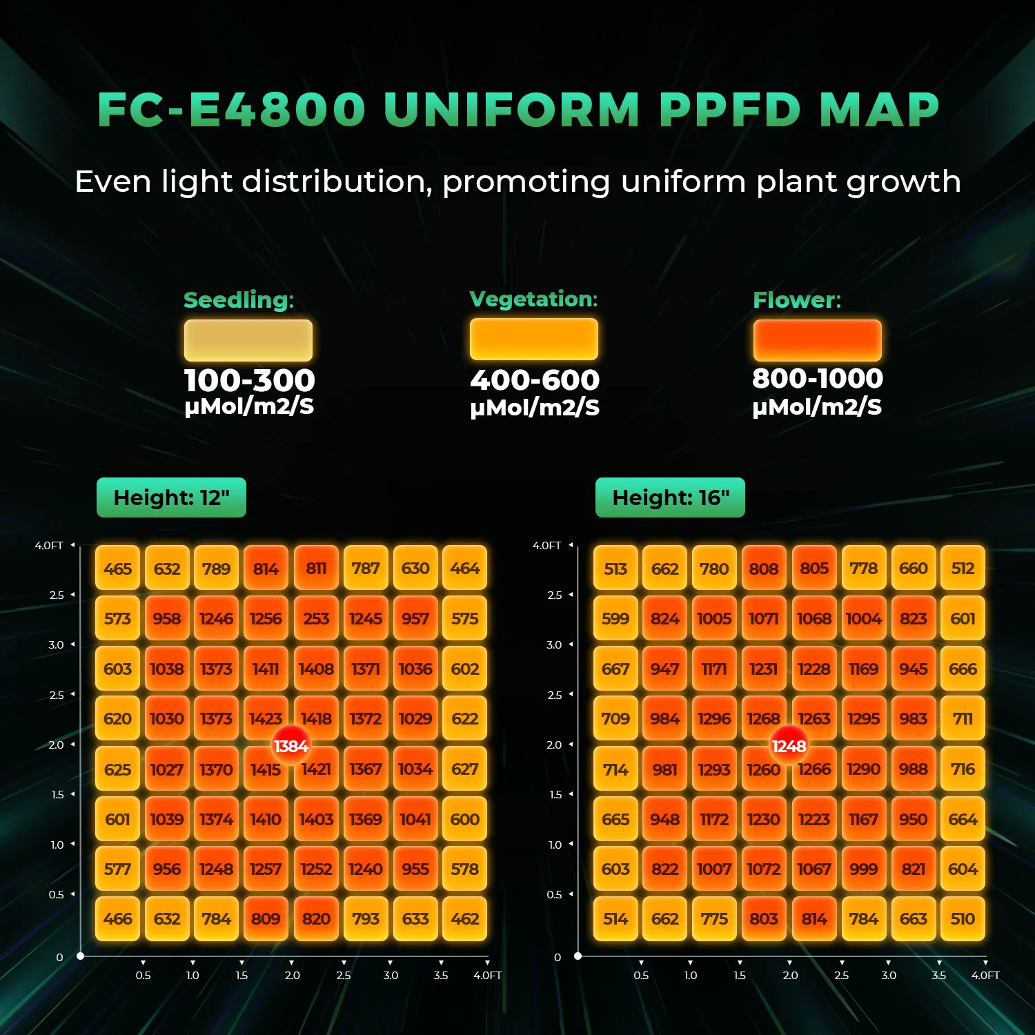 480W 마스 하이드로 FC-E4800: 경제적인 가격 - Grow Light Led 리뷰 및 가격