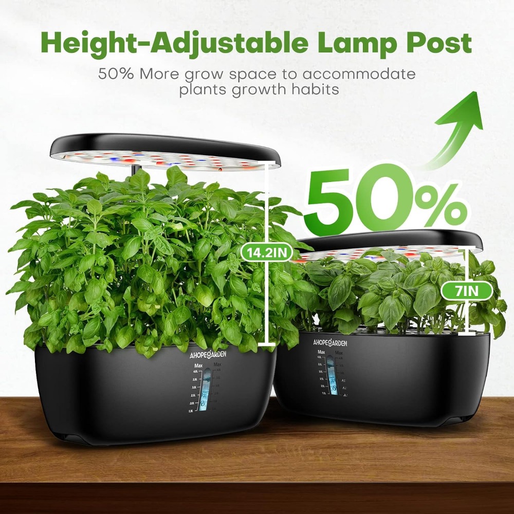 12포드 수경재배 정원(LED 성장등 포함), 실내 허 - Indoor Garden Kit 리뷰 및 가격