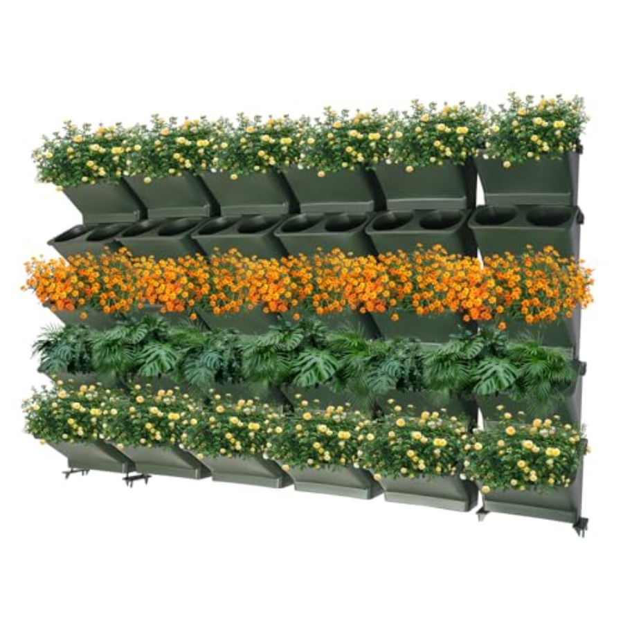 발코니 및 정원용 수직 벽걸이 화분, 내구성 있는 원단 - Self Watering Planter 리뷰 및 가격